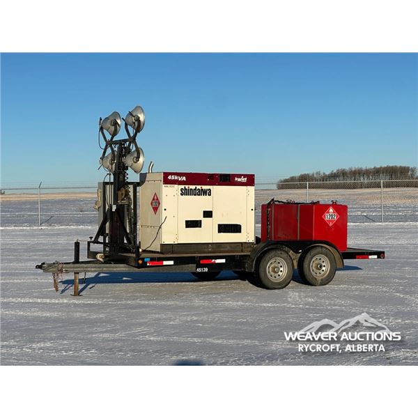2015 OASIS 16 FT. T/A 45 KVA LIGHT TOWER/GENERATOR