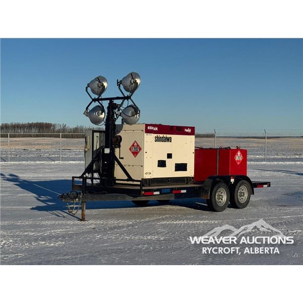 2015 OASIS 16 FT. T/A 45 KVA LIGHT TOWER/GENERATOR