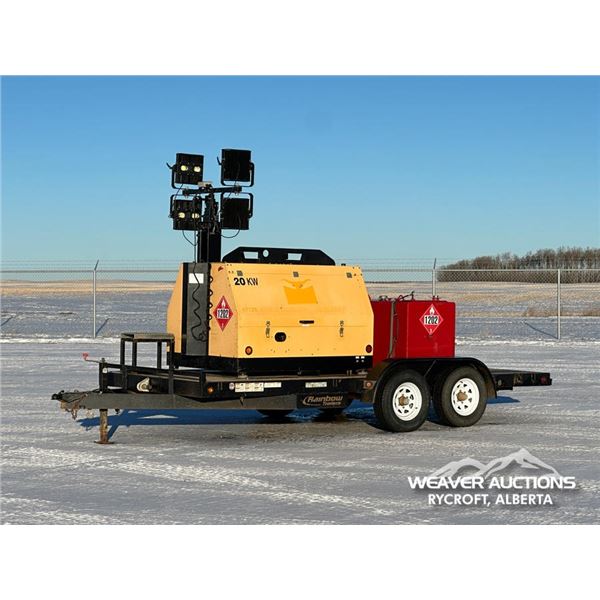 2014 RAINBOW 16FT T/A 25 KVA LIGHT TOWER/GENERATOR