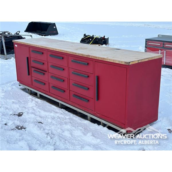 112 IN. 14 COMPARTMENT WORKBENCH