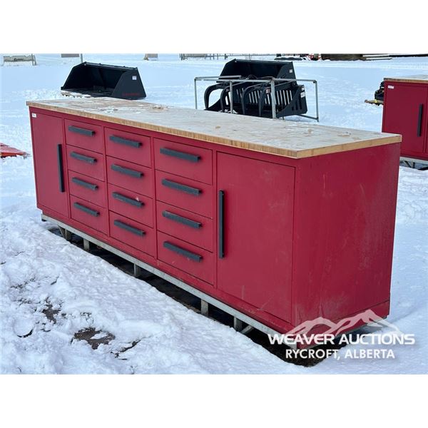112 IN. 14 COMPARTMENT WORKBENCH