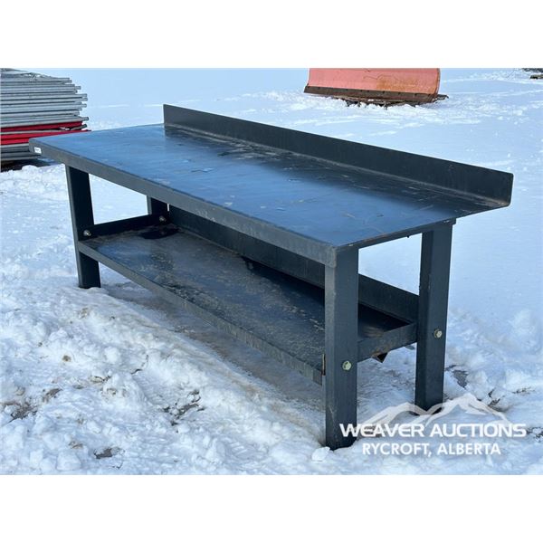 90 IN. STEEL WORKBENCH