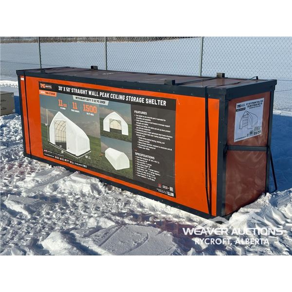 TMG 30 X 50 FT. PEAK CEILING STORAGE SHELTER