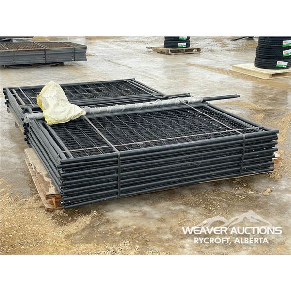 (20) SITE FENCE PANELS