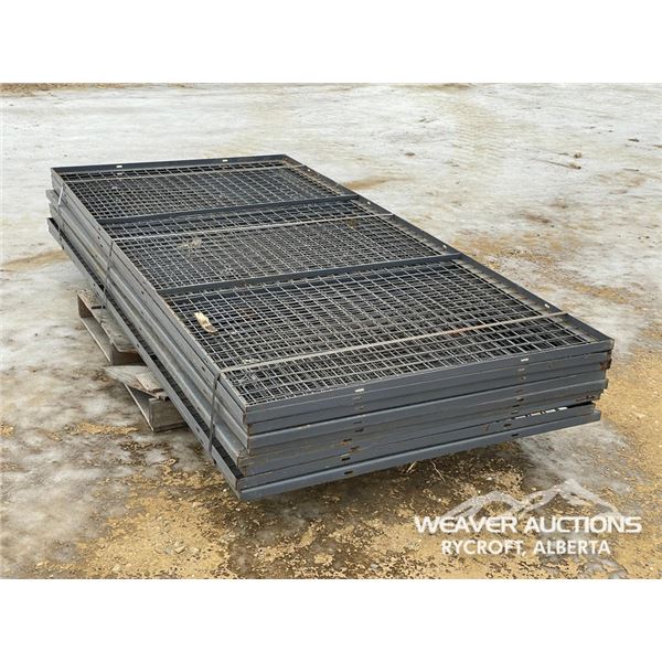 (10) SITE FENCE PANELS