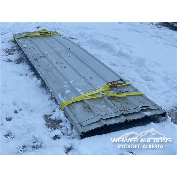 (14) 12 FT. STEEL SHEETS