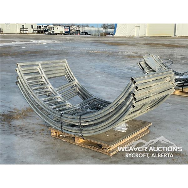 (2) ROUND BALE FEEDERS