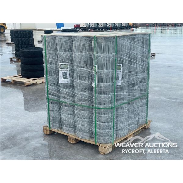 (16) ROLLS OF GALVANIZED FIELD FENCE