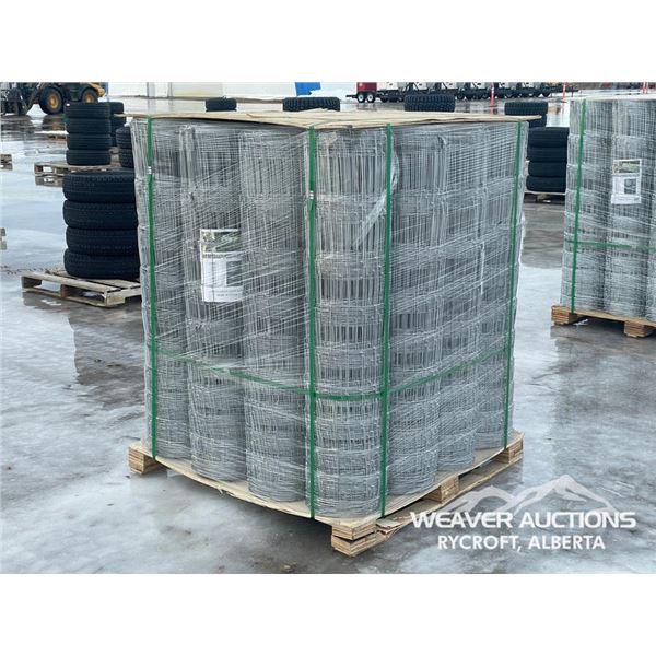 (16) ROLLS OF GALVANIZED FIELD FENCE