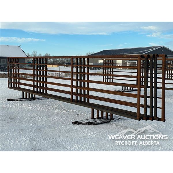 (5) 24 FT. FREESTANDING LIVESTOCK PANELS