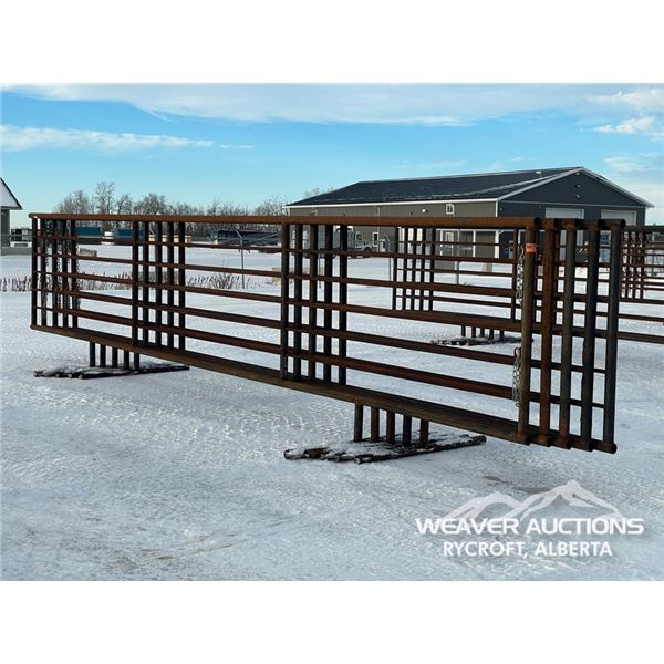 (5) 24 FT. FREESTANDING LIVESTOCK PANELS