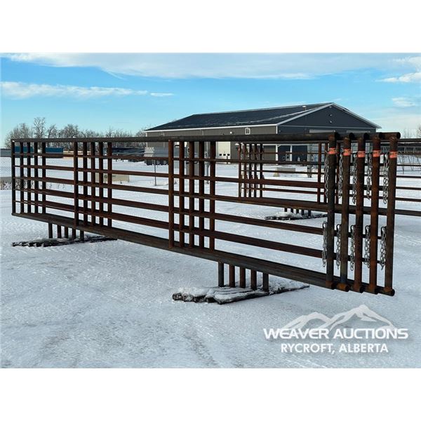 (5) 24 FT. FREESTANDING LIVESTOCK PANELS