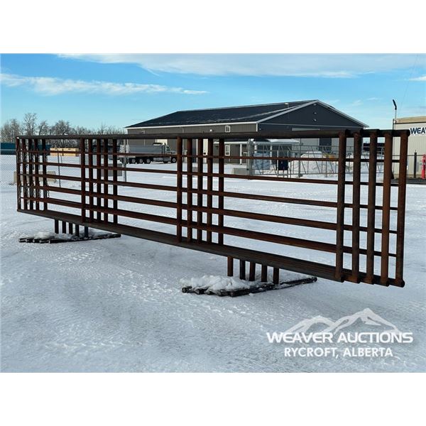(5) 24 FT. FREESTANDING LIVESTOCK PANELS
