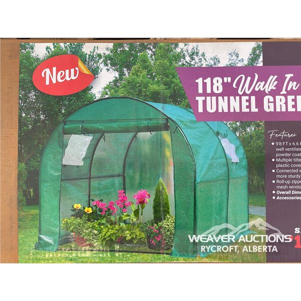 118 IN. TUNNEL GREENHOUSE