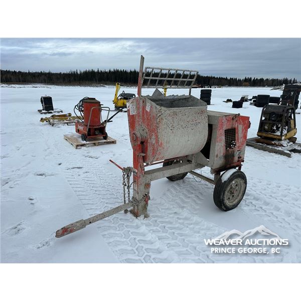 GAS POWERED MORTAR MIXER