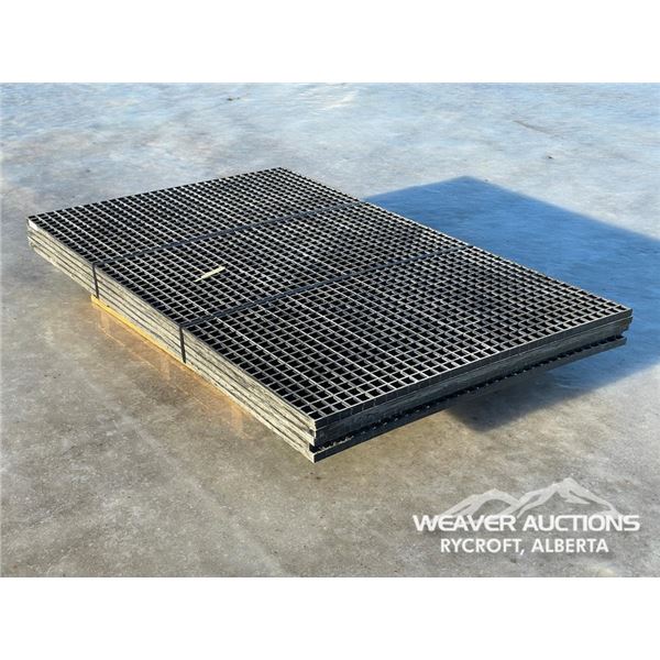 (5) 4 X 6.5 FT. GRATING SHEETS