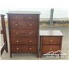 Image 6 : (5) PCS WOODEN BEDROOM SET