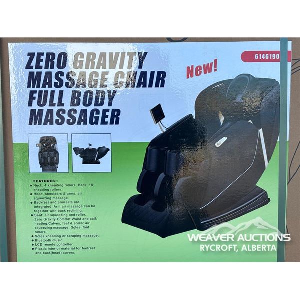 ZERO GRAVITY FULL BODY MESSAGE CHAIR