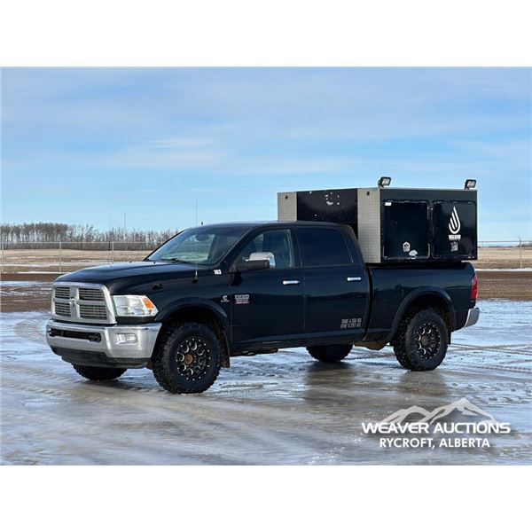 2013 DODGE 3500HD LARAMIE CREW CAB SERVICE TRUCK