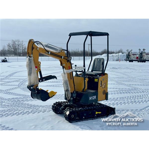 2024 AGT H12R MINI EXCAVATOR