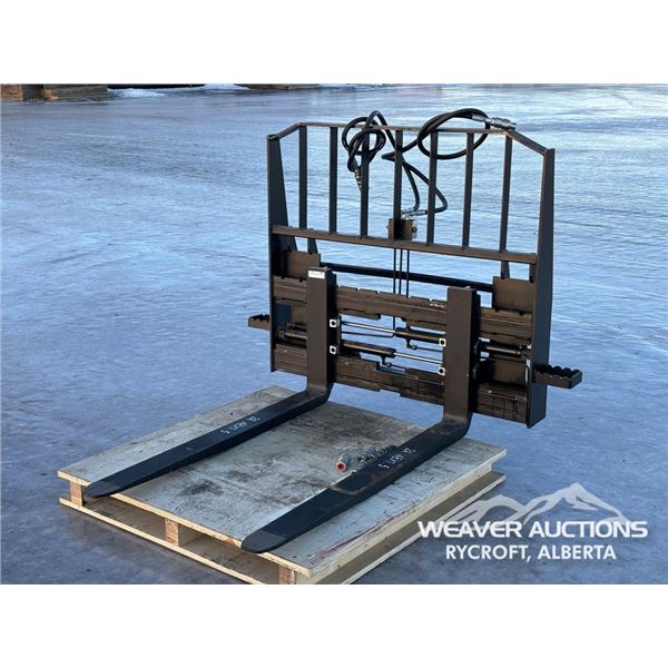 4 FT. SKID STEER HYDRAULIC PALLET FORKS