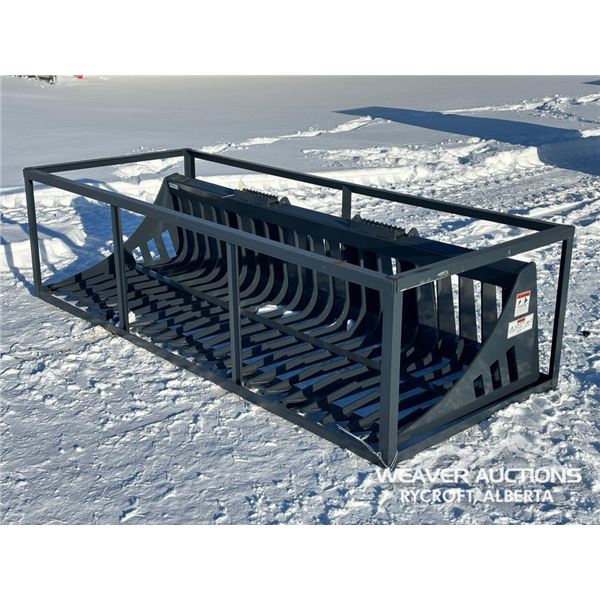TMG 84 IN. SKID STEER SKELETON ROCK BUCKET