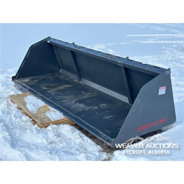 102 IN. SKID STEER SNOW BUCKET
