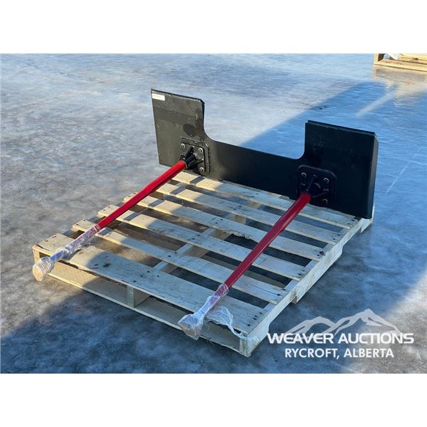 SKID STEER BALE FORKS W/ FRAME