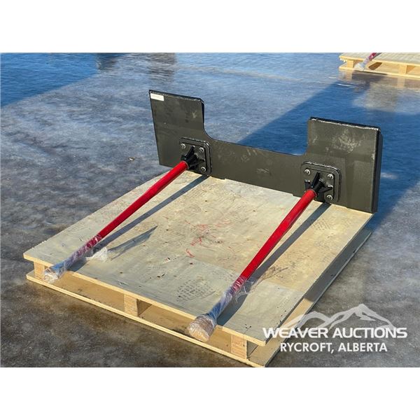 SKID STEER BALE FORKS W/ FRAME