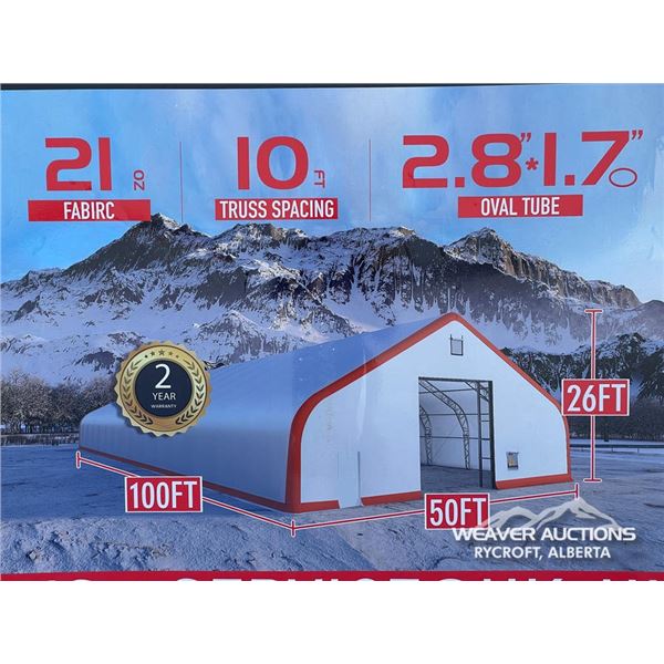 HILLS INDUSTRIAL 50 X 100 FT. STORAGE BUILDING