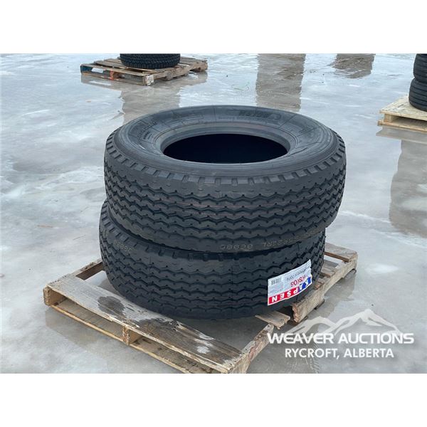 (2) KAPSEN 385/65R22.5 TIRES