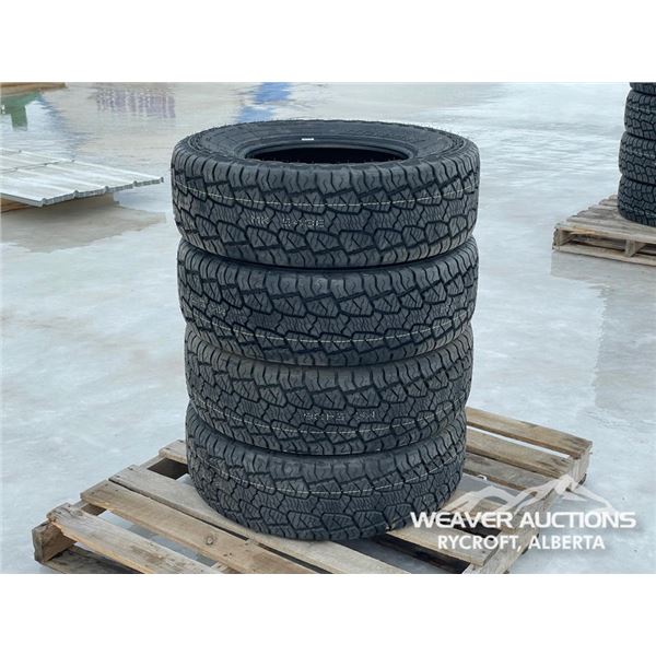 (4) MILEKING LT255/70R16 TIRES