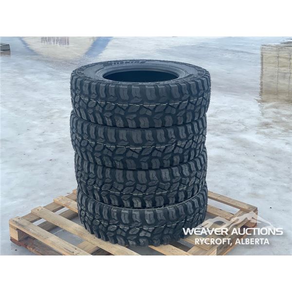 (4) MILEKING LT245/75R17 TIRES