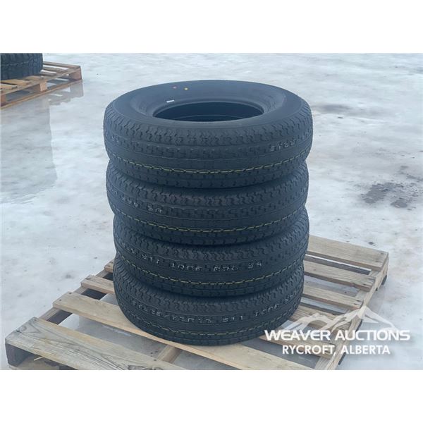 (4) DURUN ST225/75R15 TIRES