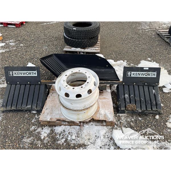POLY TRUCK FENDER & FLAPS, 10 BOLT TRUCK RIMS