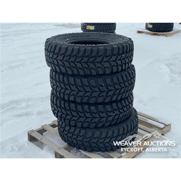 (4) GRIZZLY LT265/75R16 TIRES