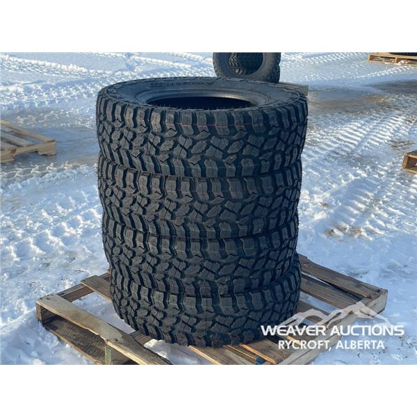 (4) MILEKING LT255/75R17 TIRES