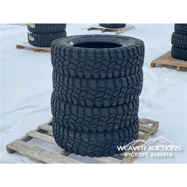 (4) MILEKING LT255/75R17 TIRES