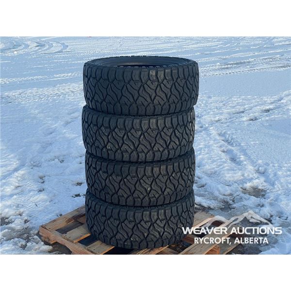 (4) GRIZZLY 33X12.50R20LT TIRES