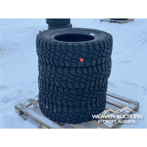 (4) MILEKING LT255/75R17 TIRES