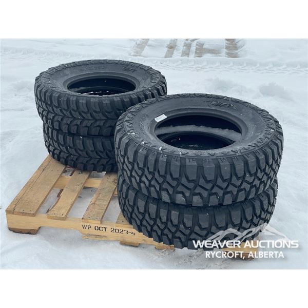 (4) GRIZZLY LT245/75R16 TIRES