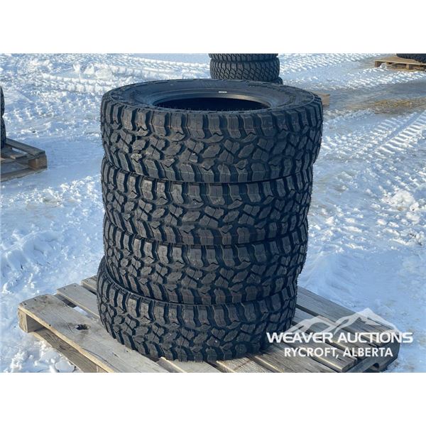 (4) MILEKING LT255/75R17 TIRES