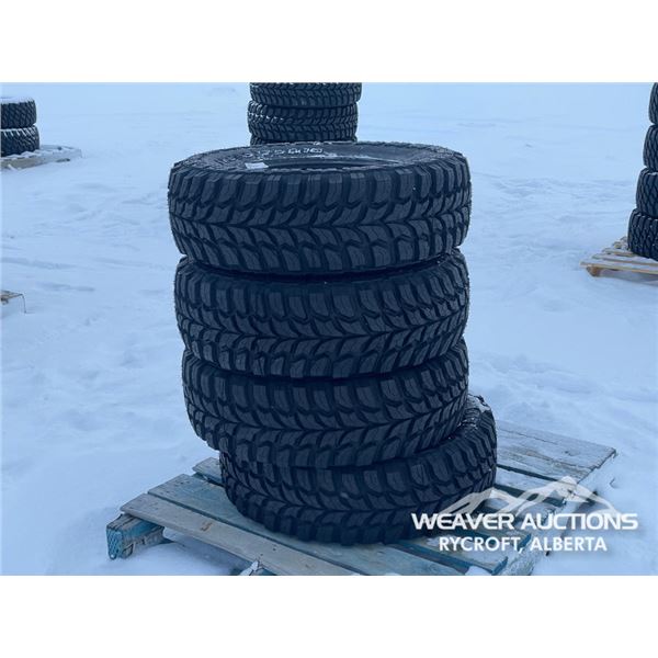 (4) GRIZZLY LT265/75R16 TIRES