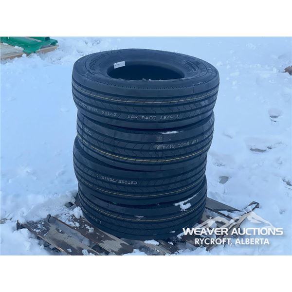 (4) DOUBLESTAR ST225/75R15 TIRES