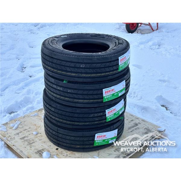 (4) DOUBLESTAR ST225/75R15 TIRES