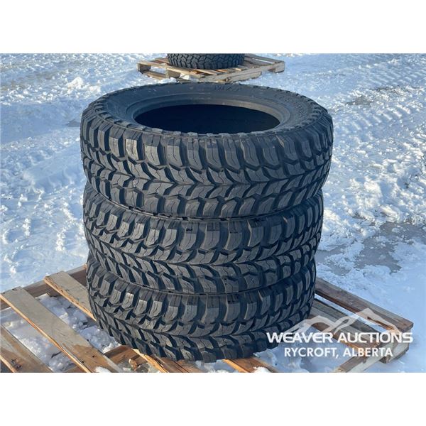 (3) GRIZZLY LT275/65R20 TIRES