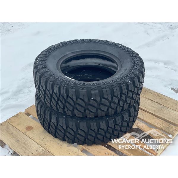 (2) GRIZZLY LT245/75R16 TIRES