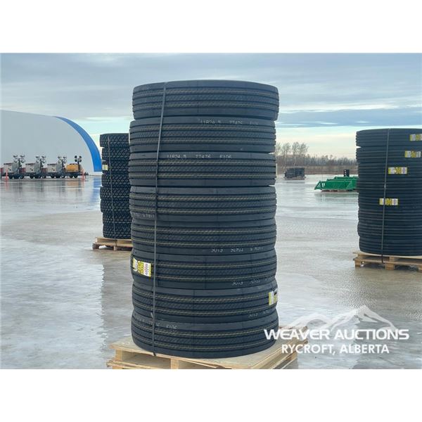 (8) ZWARTHZ 11R24.5 18PR 152/149L TRUCK TIRES