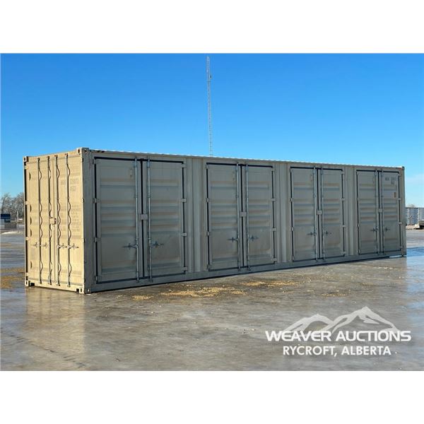 2024 8 X 40 FT. MULTIDOOR SHIPPING CONTAINER