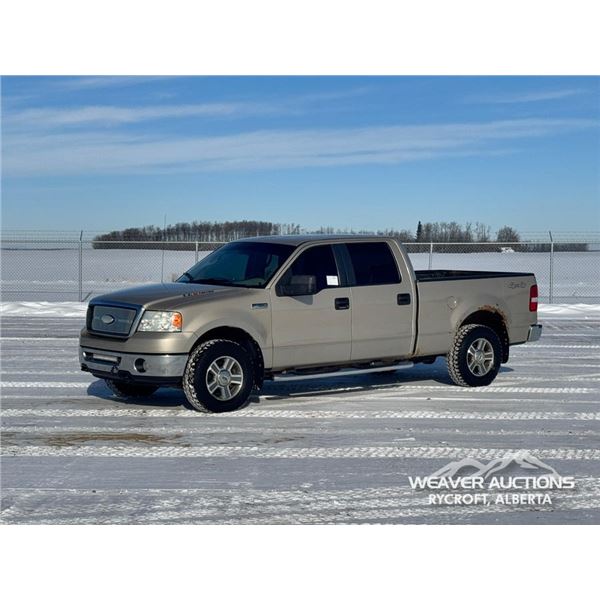 2007 FORD F150 CREW CAB PICKUP